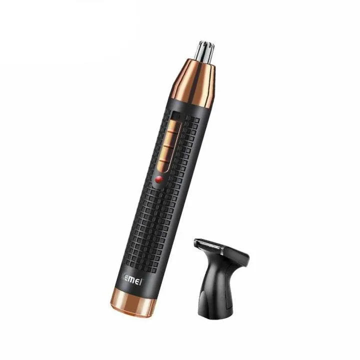 Kemei KM-728 2 in1 Rechargeable Nose Hair Trimmer for Men