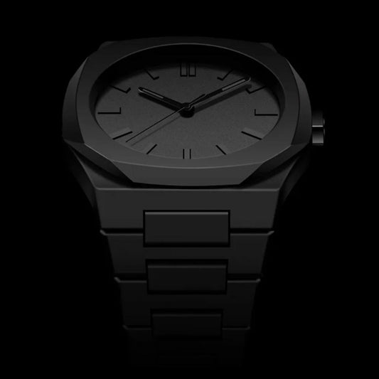 Arabic Aura Black Watch for Men